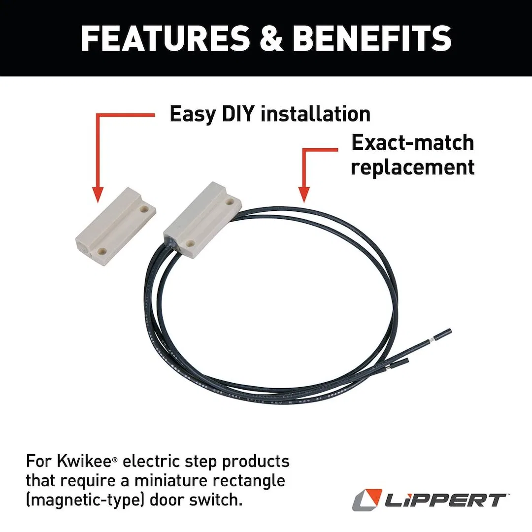 374198 – LIPPERT COMP Entry Step Switch, Replacement Power Switch For RV Electric Sliding Steps Magn - view 2